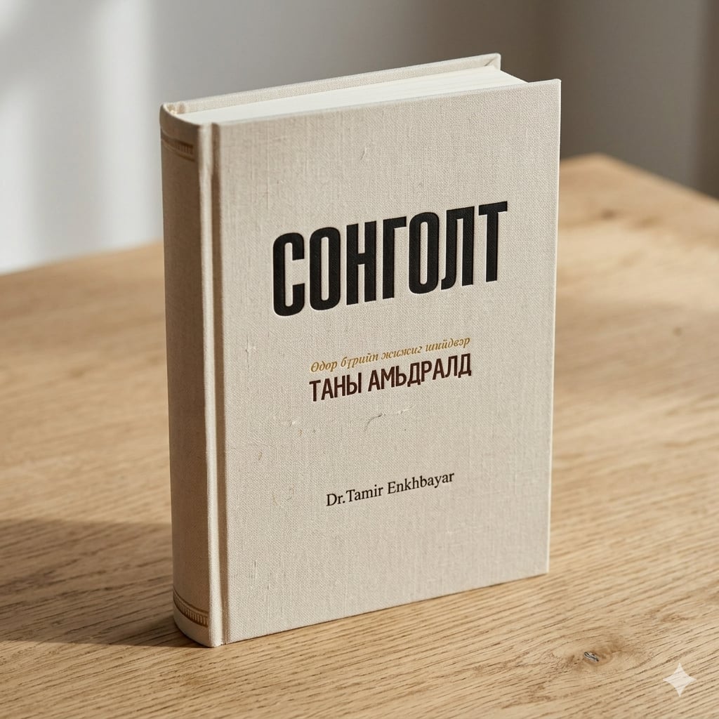 «Сонголт» ном — Dr. Tamir Enkhbayar